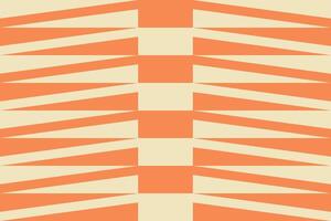 An orange and beige striped pattern vector