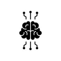 Icon a intelligence, isolated against a clean background vector