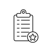 Icon a results, isolated against a clean background vector