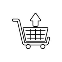 Icon a sell, isolated against a clean background vector