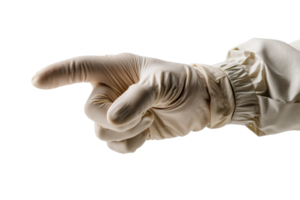 Pointing gesture in science setting png