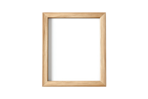 Empty frame display in studio png