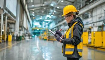 Compliance check in industrial environments safety assessment photo