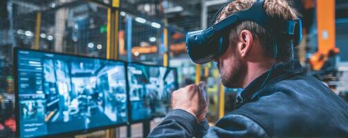 Enhancing factory technology with augmented reality innovation photo