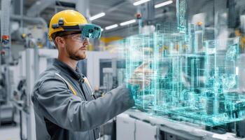 Digital innovation augmented reality in manufacturing photo