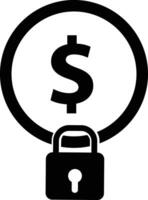 Fixed income icon. Save money symbol. Fixed price sign. flat style. vector