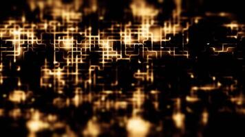 Golden Abstract Grid Network Loop video