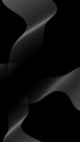 white rope waving 3D motion graphic abstract background video