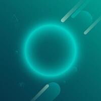 Teal circle Color gradient background, Minimalist design gradient colorful background illustration for presentation vector