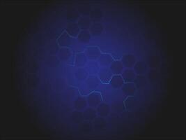 Abstract Technology Hexagonal Background vector