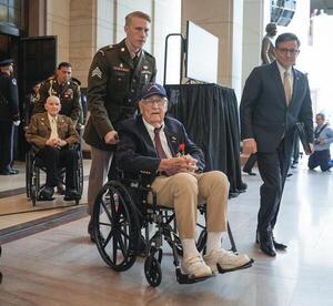 Gold Medal Ceremony US Army Rangers of WWII