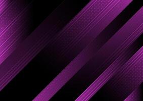 A purple and black background with diagonal lines vector