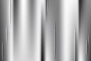 Silver foil background with shiny metal gradient. Chrome mirror grey and white surface. Stainless texture with glass effect. Platinum gradation with realistic reflection vector