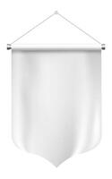 Blank hanging banner for design vector