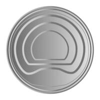 Concentric gray circles create a captivating modern abstract design, forming an intriguing visual pattern with a metallic sheen and subtle gradient shading vector