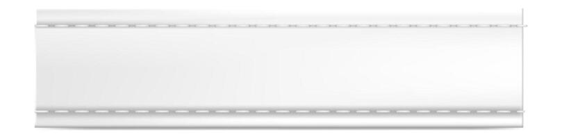 White blank clothing label featuring double stitching, positioned on a pristine white fabric background, offering ample space for personalized text and essential information vector