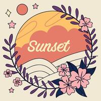 a bold retro script font with layered 3d effects vector
