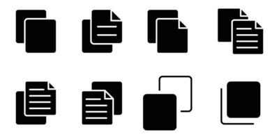 Copy icon sign. copy duplicate layer icon set, copy paste icon for websites, apps ,UI or UX. illustration. vector
