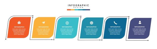 Steps business data visualization timeline process infographic template design J vector