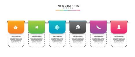 Steps business data visualization timeline process infographic template design Z vector