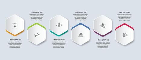 Steps business data visualization timeline process infographic template design I vector