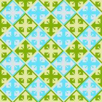 Ornaments on tiles seamless geometric pattern vector