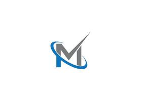 MC Initial Logo Design Business Branding icon template vector