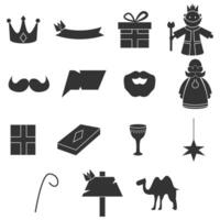 Epiphany Day Silhouettes. Easy To Edit. EPS 10 vector