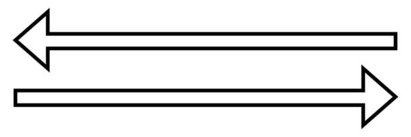 Collection of simple arrows. vector