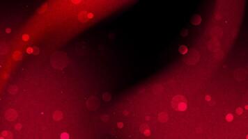 red bokeh background with glowing circles and a dark gradient. Perfect for elegant, romantic, or festive designs, digital art, and creative projects video
