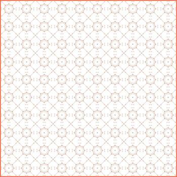 beautiful mandala pattern with diagonal dash lines vector