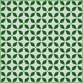 sencillo batik modelo con manchar estilo de degradado verde color vector