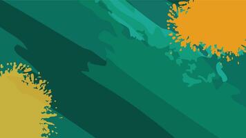 Minimal Abstract green splash yellow turquoise Grunge Scratch Background modern texture grunge. Suit for presentation, website, cover, poster. vector