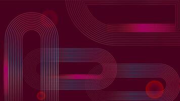 Abstract geomatric background with futuristic gradient circle lines pattern. Modern futuristic for presentation, website, cover, poster. vector