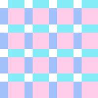 Pink plaid seamless pattern in pastel colors. Madras design spring, summer holiday textile decorative. check gingham pattern for fabric picnic blanket, tablecloth, dress or napkin. vector