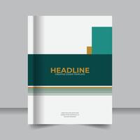 Creative Annual Summary Report Cover for Corporate Use, Modern and Stylish Company Report Book Cover Template vector