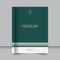 Editable Company Profile Book Cover for Annual Reports, Trendy and Creative Business Summary Report Cover Layout vector