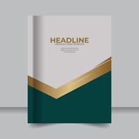 Stylish Editable Layout for Annual Report and Company Book, Abstract and Colorful Business Report Cover Template vector