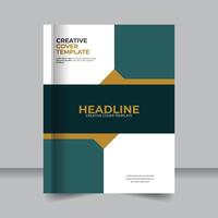 Vibrant and Professional Annual Report Cover Design Template, Editable Colorful Business Book Cover Layout Design vector