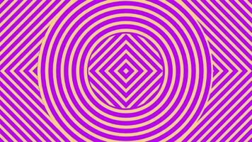 Vibrant geometric background. Eye catching abstract design filled with overlapping circles and diamonds creating the illusion of movement and depth. The sparkling display is a testament video