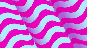 A bright pink and light blue wavy stripes background creates a vibrant abstract background pattern perfect for modern designs and digital projects. video