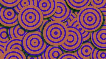 This abstract overlapping circles background image shows fascinating overlapping circles of different sizes creating a dynamic and eye catching pattern. video