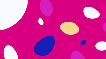 Colorful patterned background with abstract shapes and bright colors create a vibrant and eye catching design. video