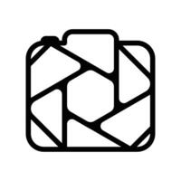 Lens Shutter Logo vector