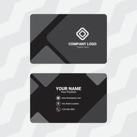 Dark Angular Shapes Card vector