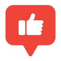 Red Like Notification vector