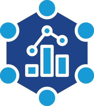 el administración icono resultados desde interrelacionado sistemas y a presente datos recogido, analizado a apoyo inteligente negocio vector