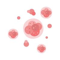 cancer cell developing and spreading. vector
