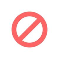 No sign icon illustration vector