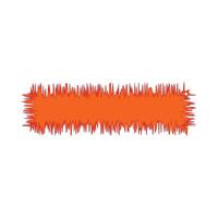 Horizontal Wavy Static Strip vector